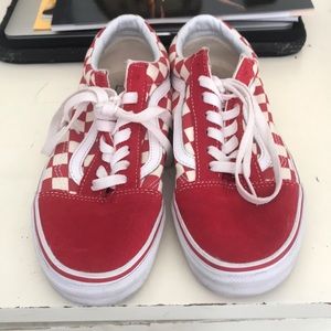 Red Checkered Old Skool Vans